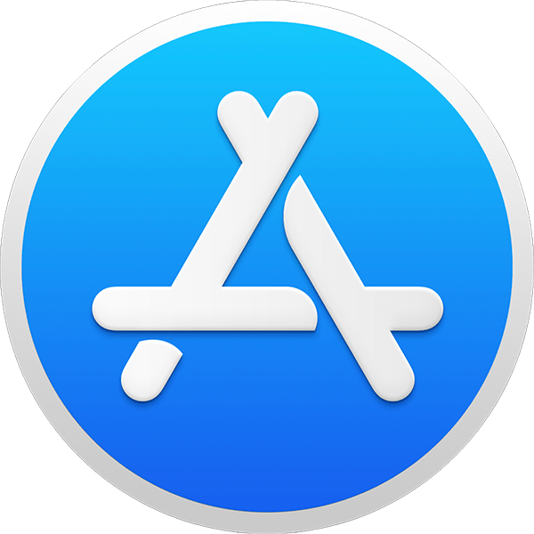 App Store Icon Blue Background PNG