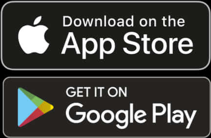 App Storeand Google Play Badges PNG