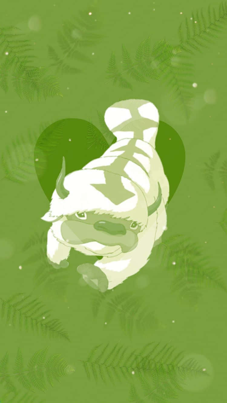 Grönappa Från Avatar Wallpaper
