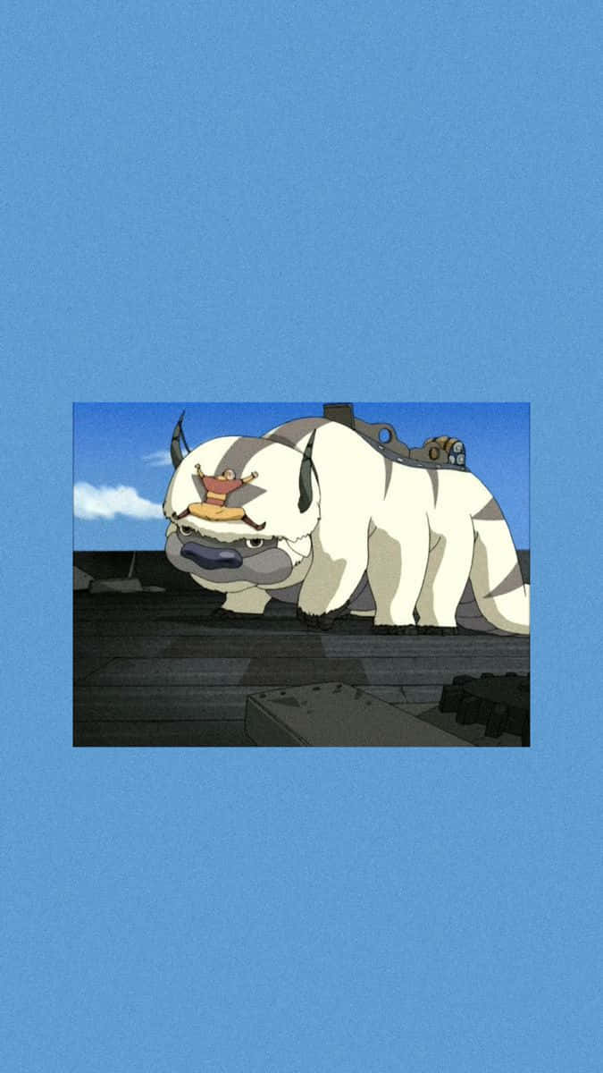 Appa And Aang From Avatar Wallpaper