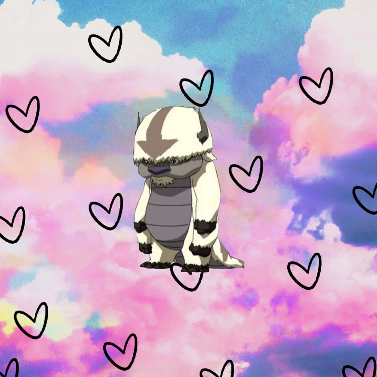 Appa, the beloved creature of Avatar: The Last Airbender Wallpaper