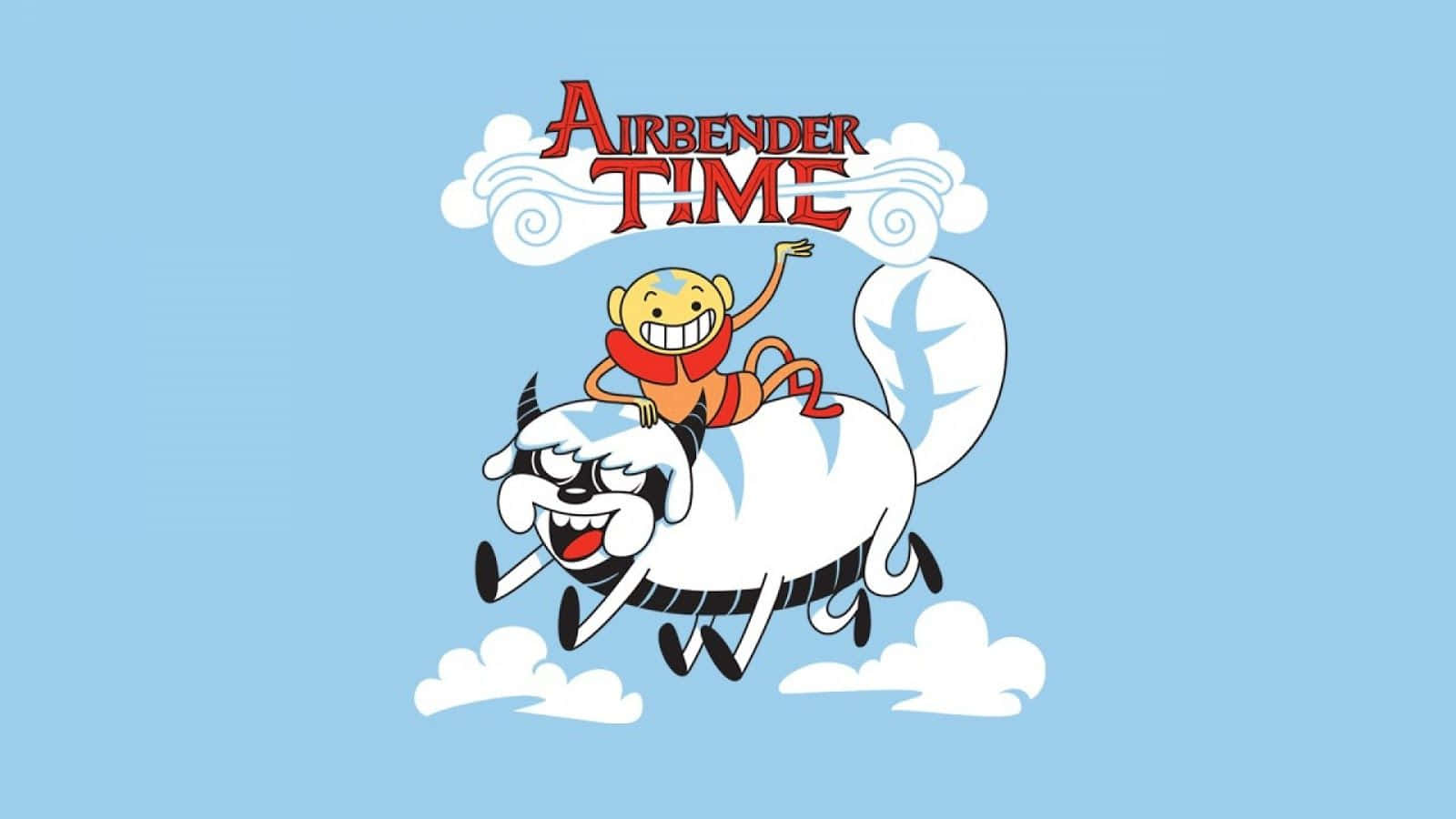 A Cartoon Character Riding A White Horse With The Words Adventure Time Wallpaper