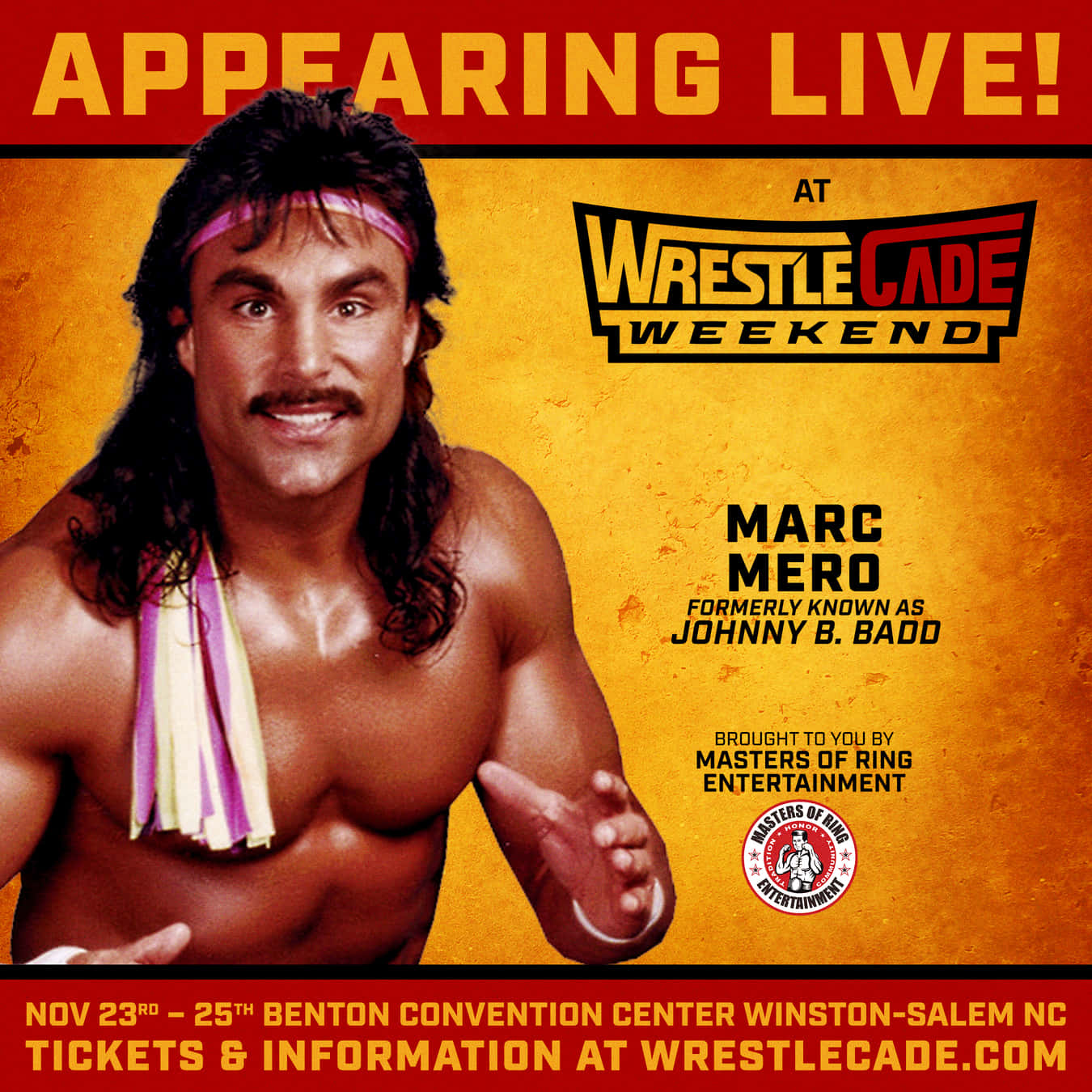 Appearing Live Marc Mero Poster Wallpaper