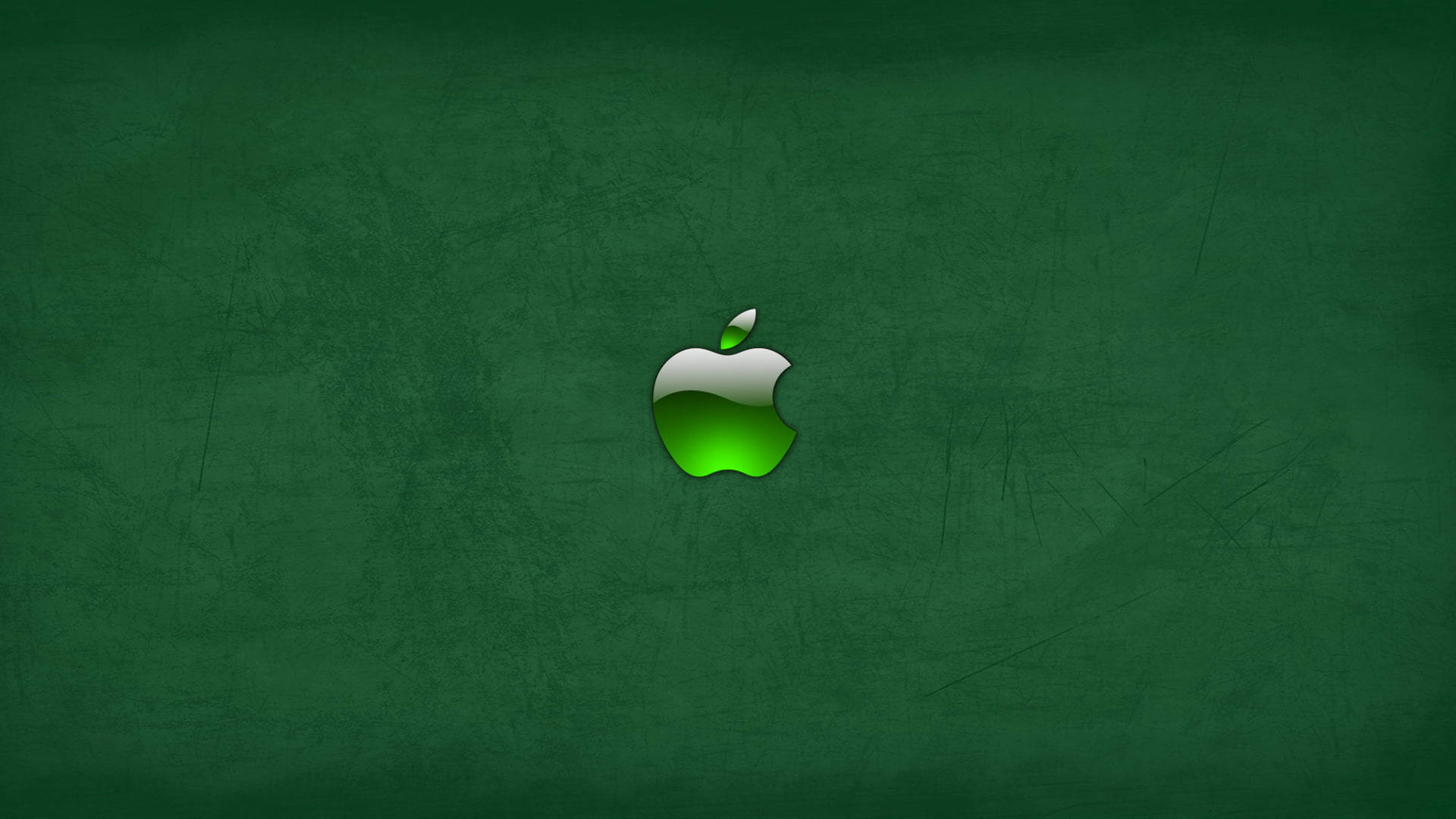 Apple 4k Ultra Hd Grøn Logo Wallpaper
