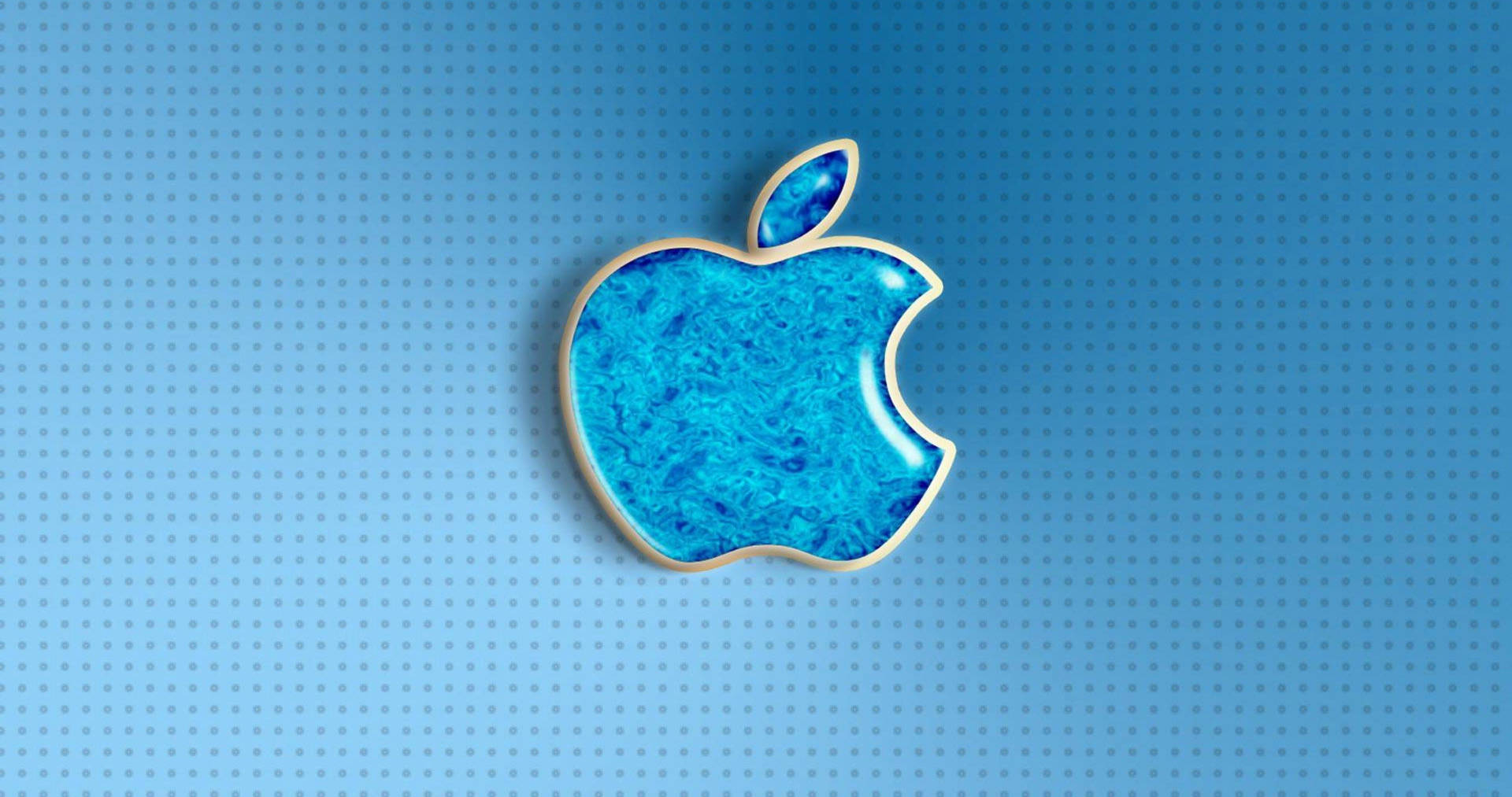 Apple 4k Ultra Hd Sapphire Logo Wallpaper