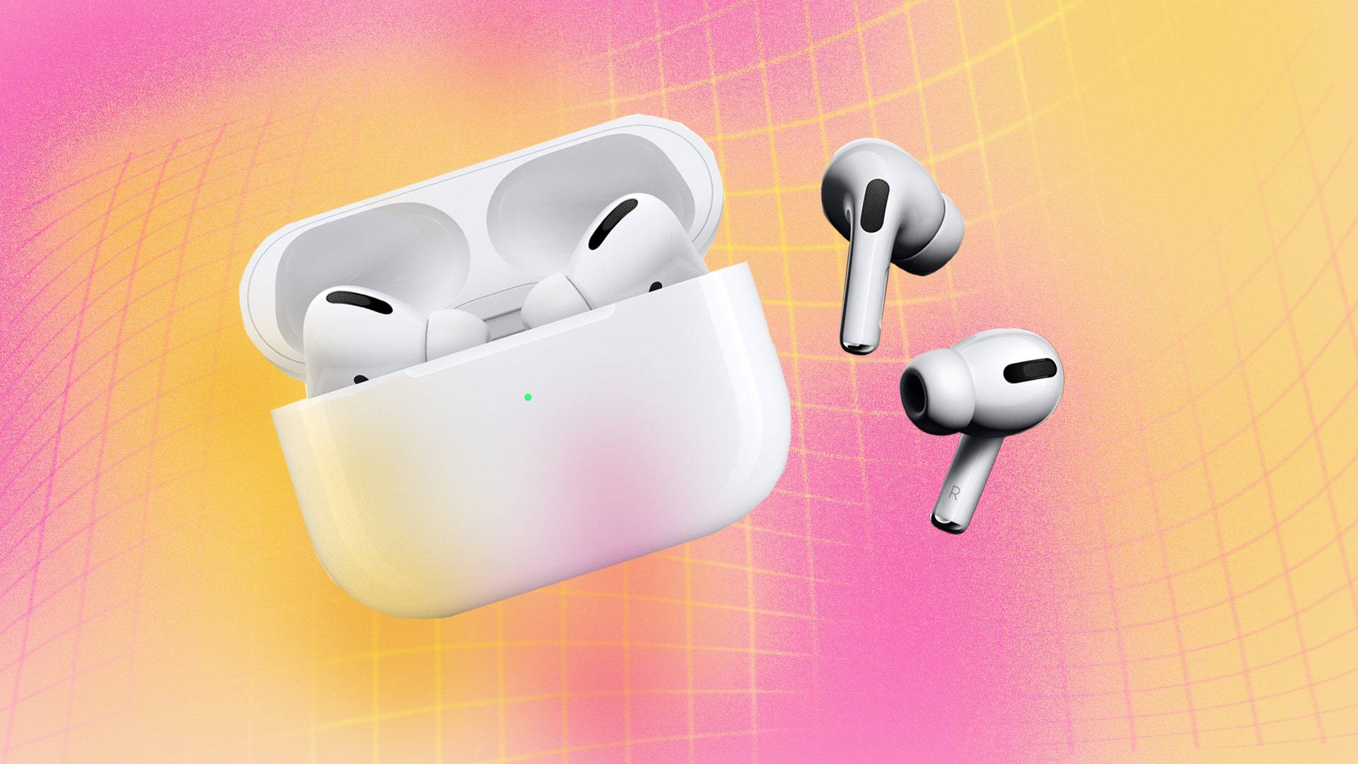 Apple AirPods In Tropical Wallpaper