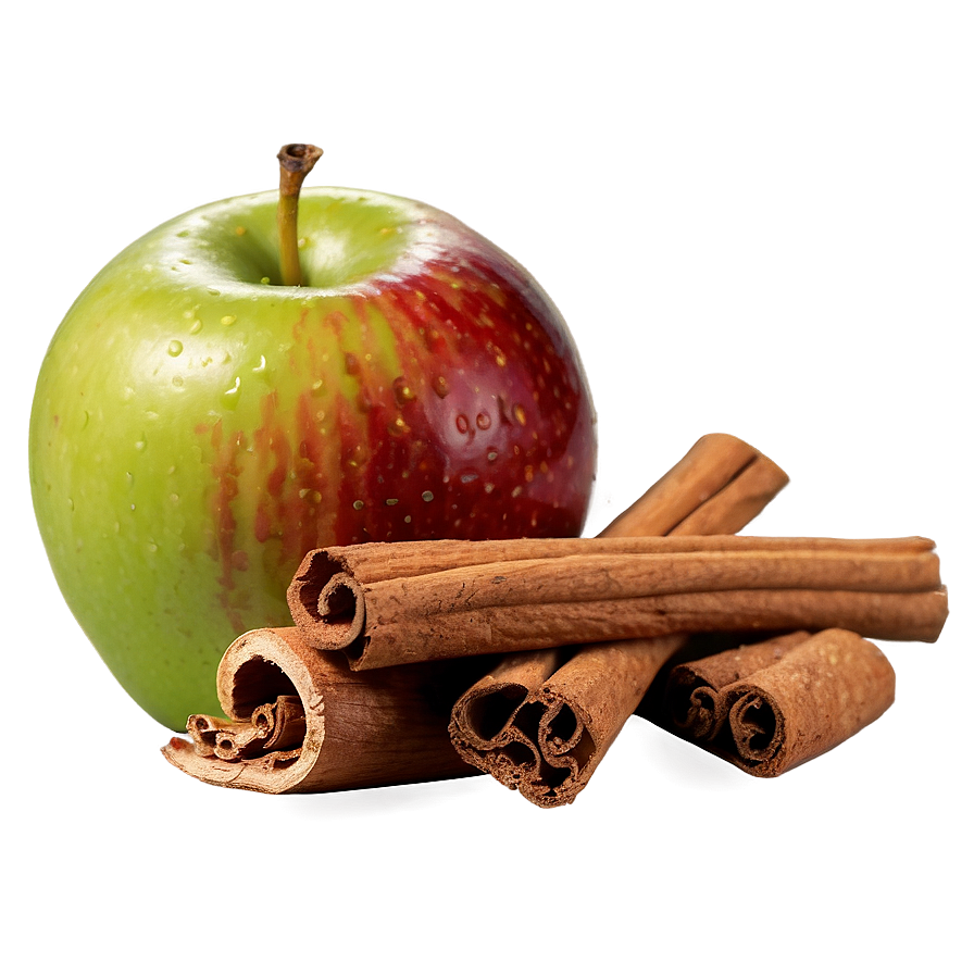 Apple And Cinnamon Png Una PNG