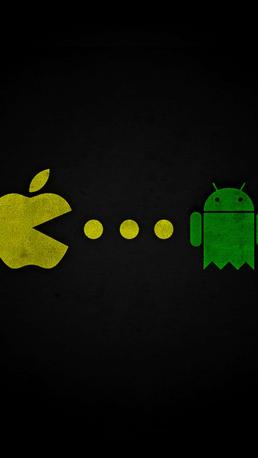 Apple Android Pac-man Wallpaper