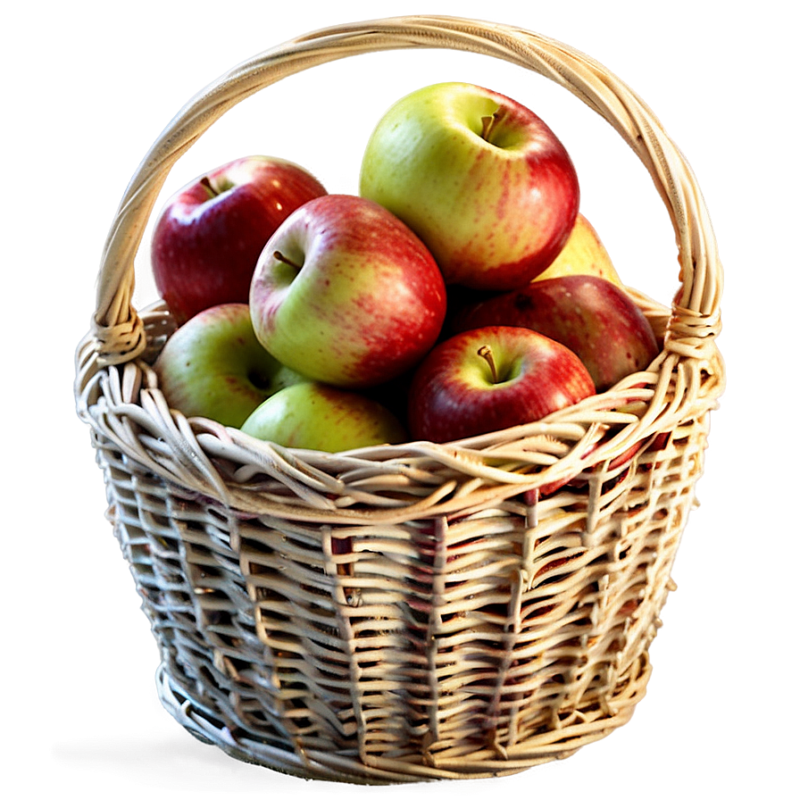 Apple Basket Png Bpr33 PNG