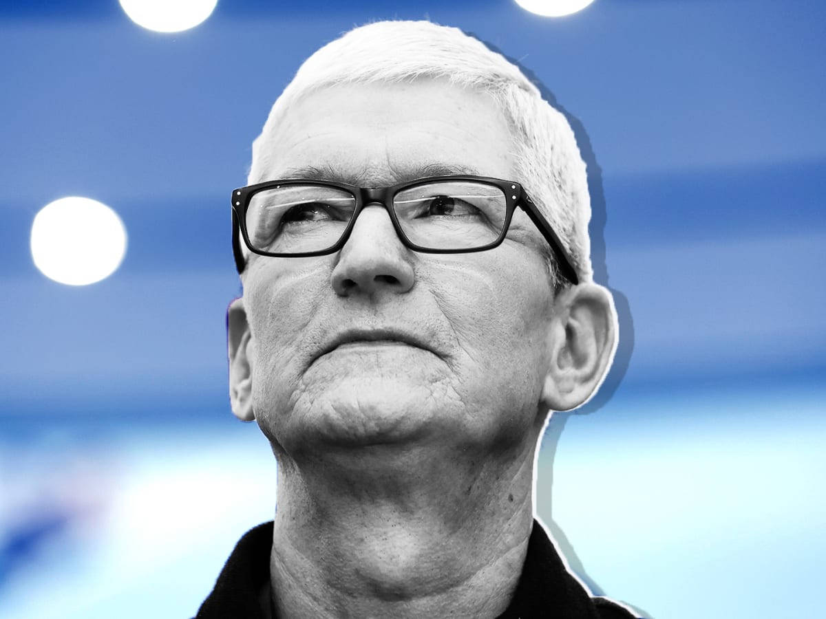 Apple Ceo Tim Cook Edited Photo Wallpaper