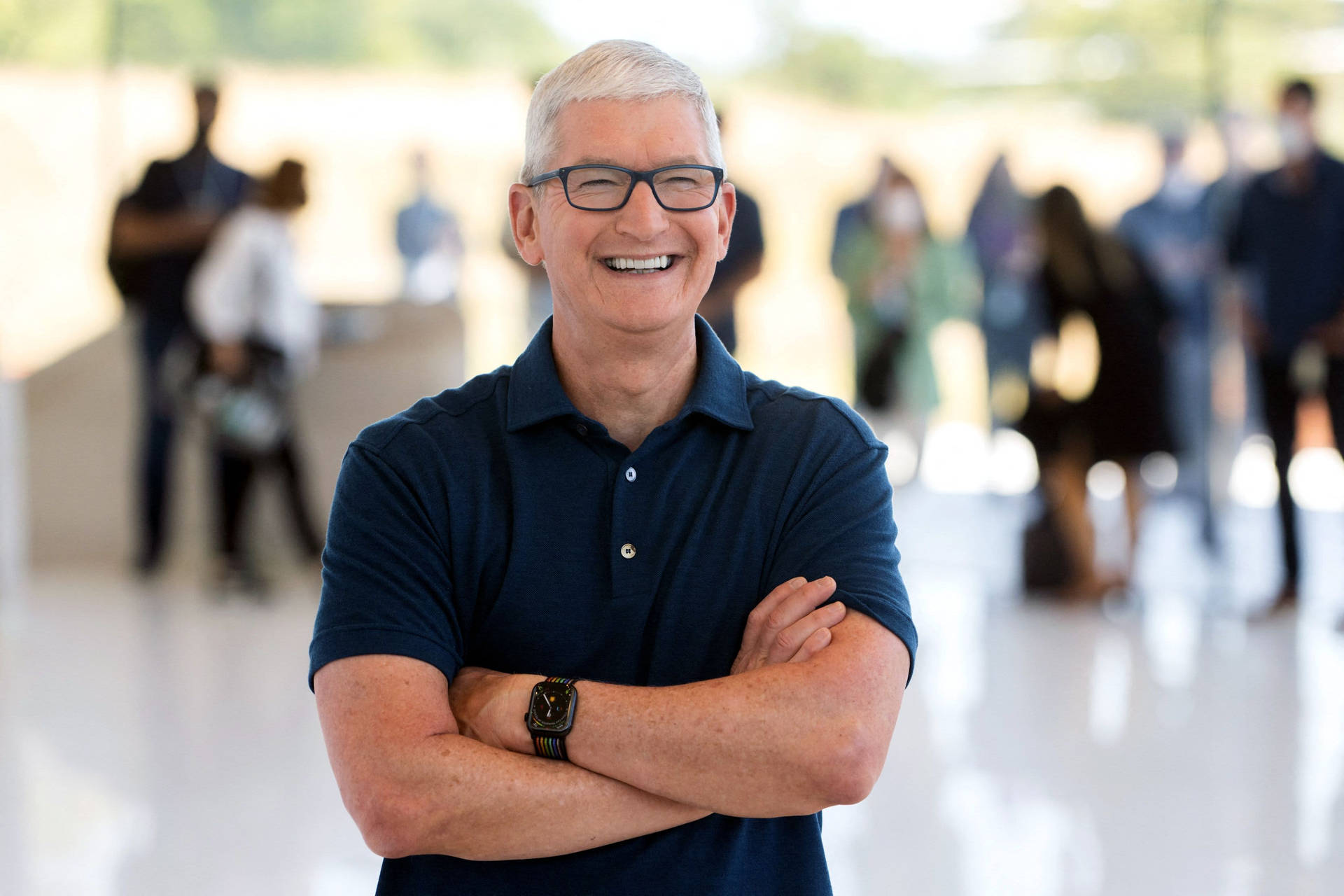 Apple Ceo Tim Cook Talks Privacy Laws Wallpaper