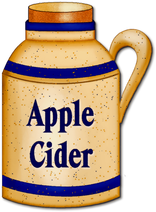 Apple Cider Jug Illustration PNG