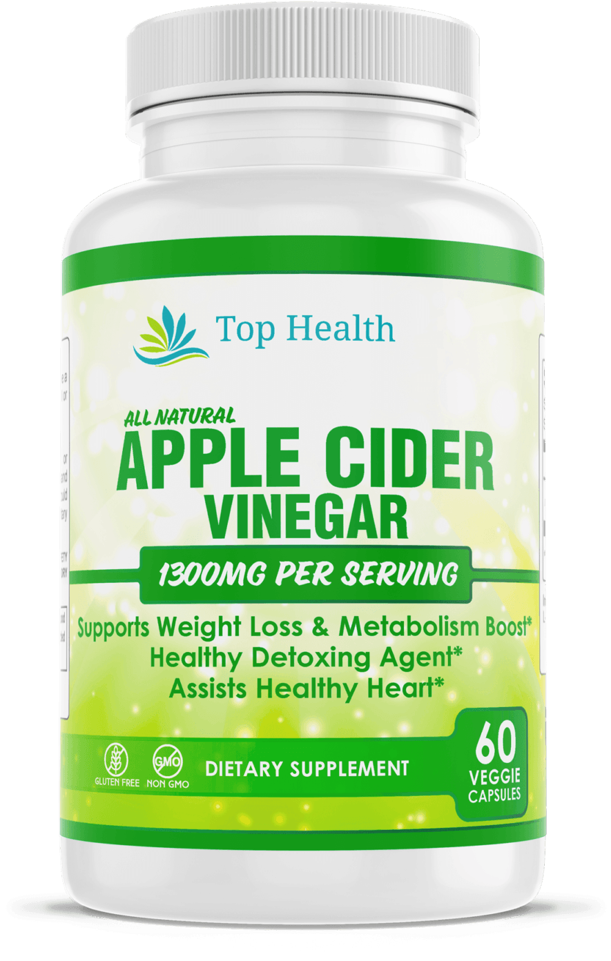 Apple Cider Vinegar Supplement Bottle PNG