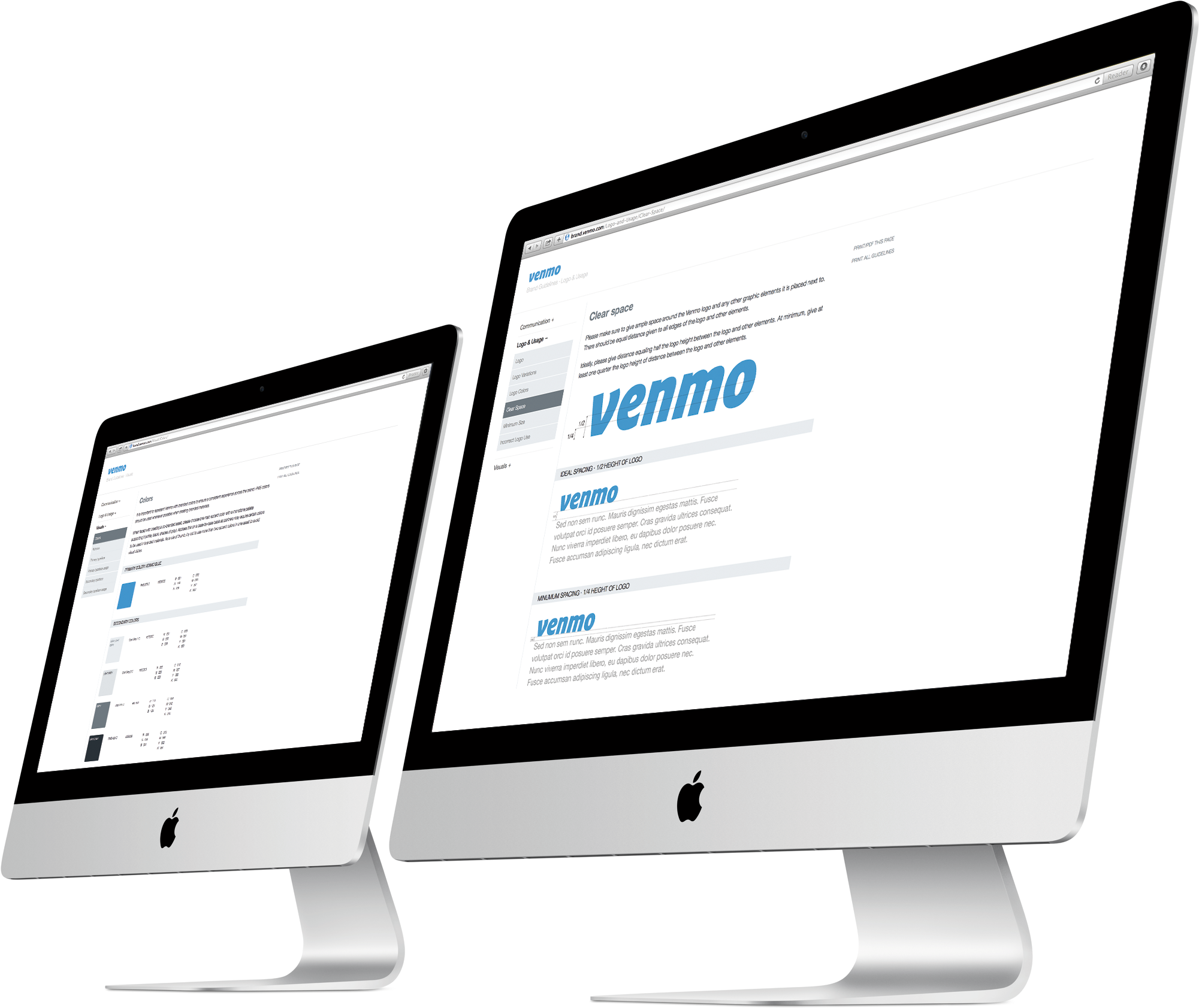 Apple Devices Displaying Venmo Website PNG