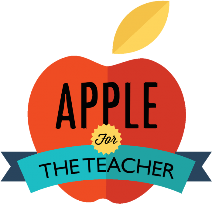 Apple For The Teacher Graphic PNG