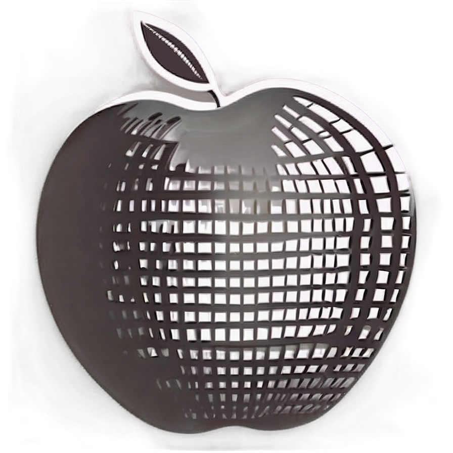 Apple Fruit Silhouette Png 06262024 PNG