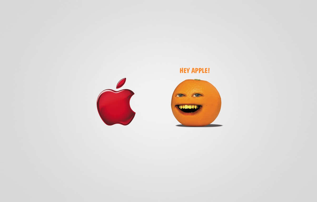 Apple Getting Called By Annoying Orange Wallpaper
