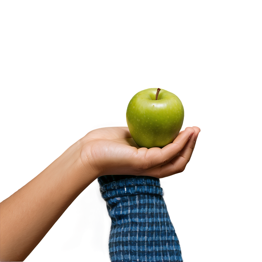 Apple In Hand Png 47 PNG