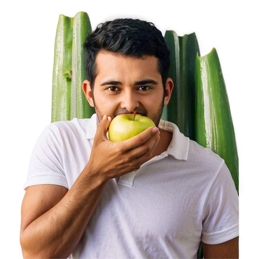 Apple In Mouth Png Dns PNG