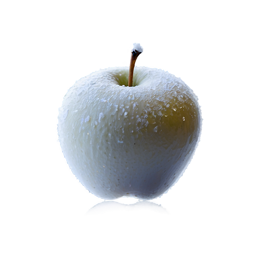 Apple In Snow Png 06132024 PNG