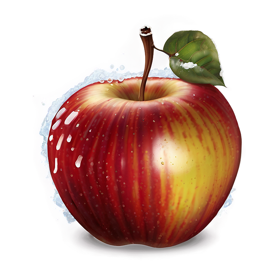 Apple In Snow Png Mhy91 PNG