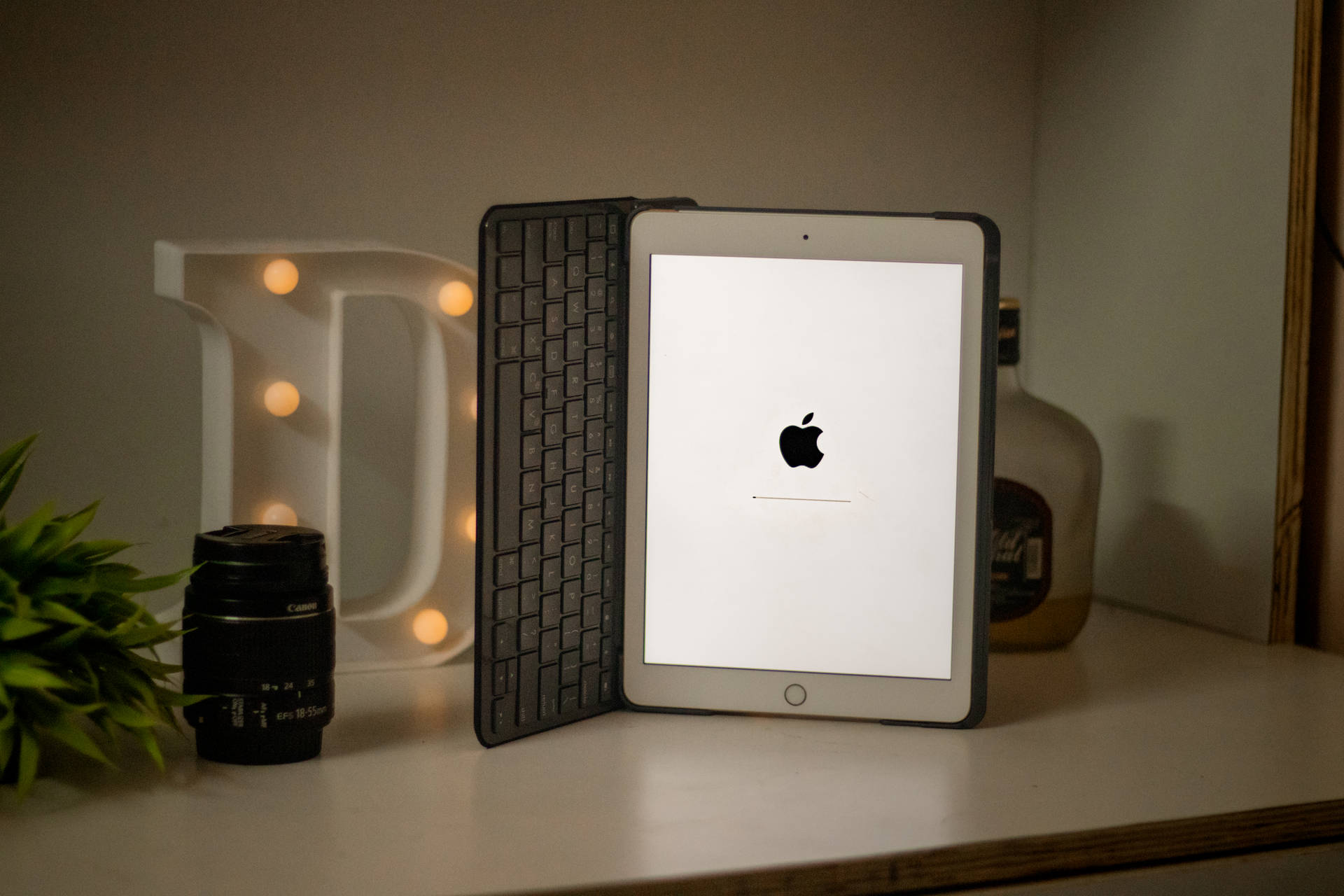 Apple Ipad Pro With Keyboard Accessory Picture