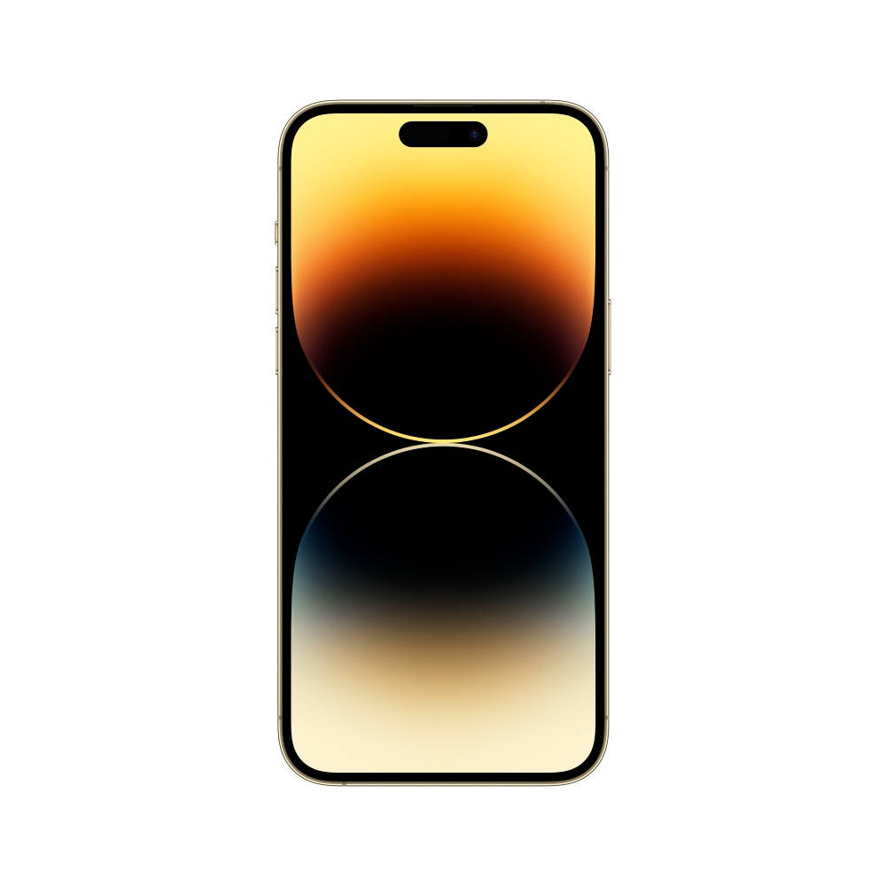 Apple Iphone Default Luminescent Golden Blue Wallpaper