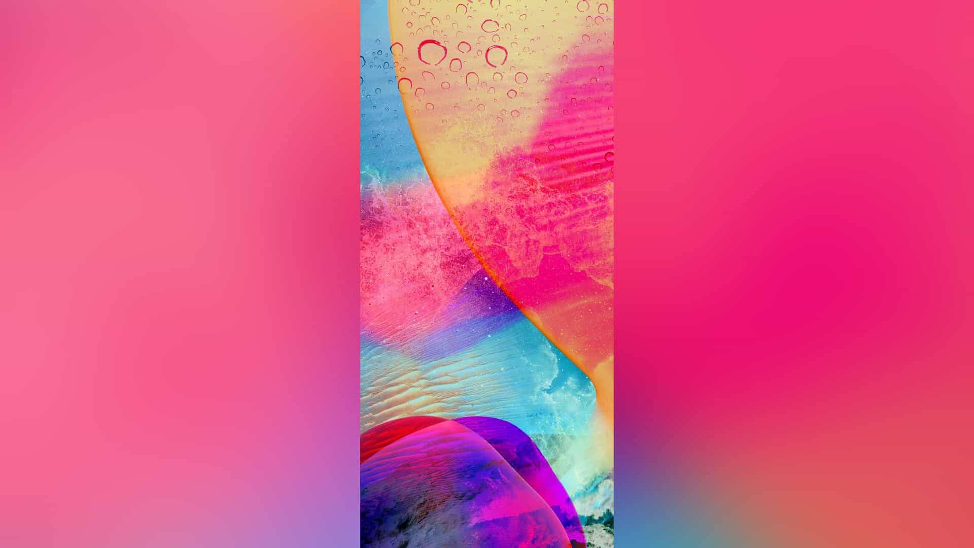 Apple Iphone Default Splash Of Colors Wallpaper