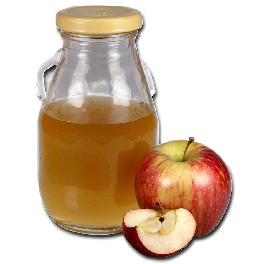 Apple Juice And Slices Png 06132024 PNG