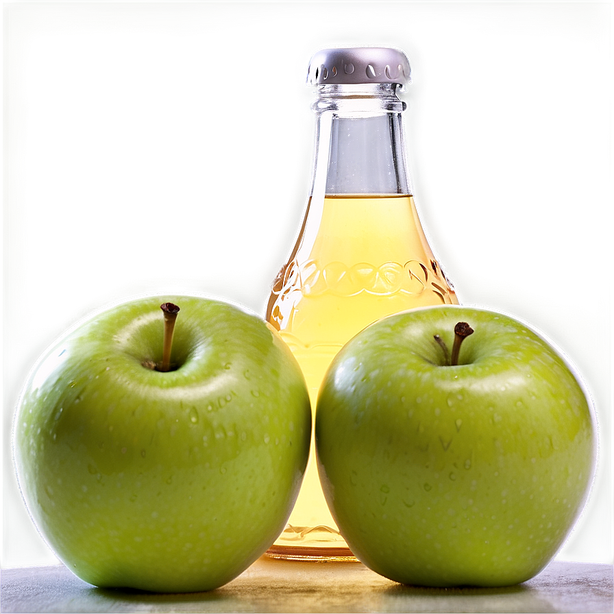 Apple Juice On Table Png Two PNG