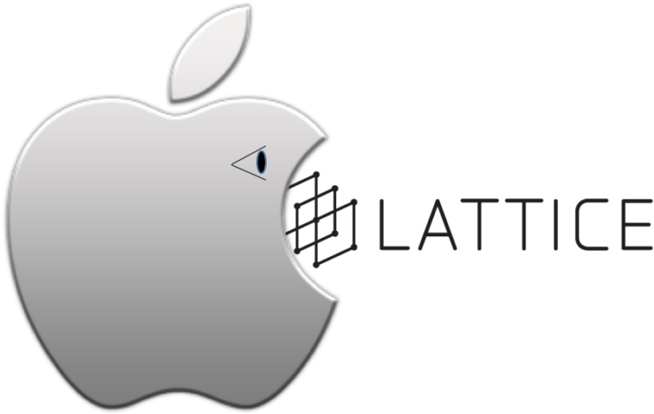 Apple Lattice Logo Design PNG
