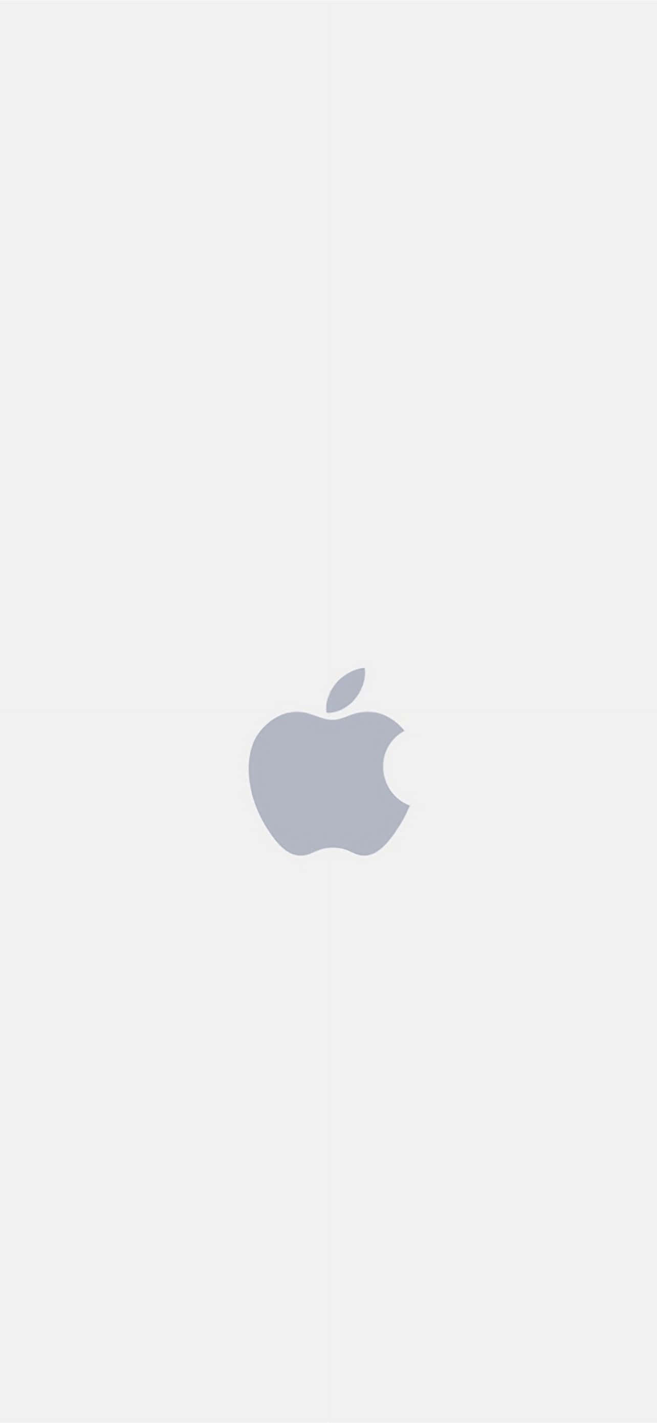 Sleek Apple Logo on Gradient Background