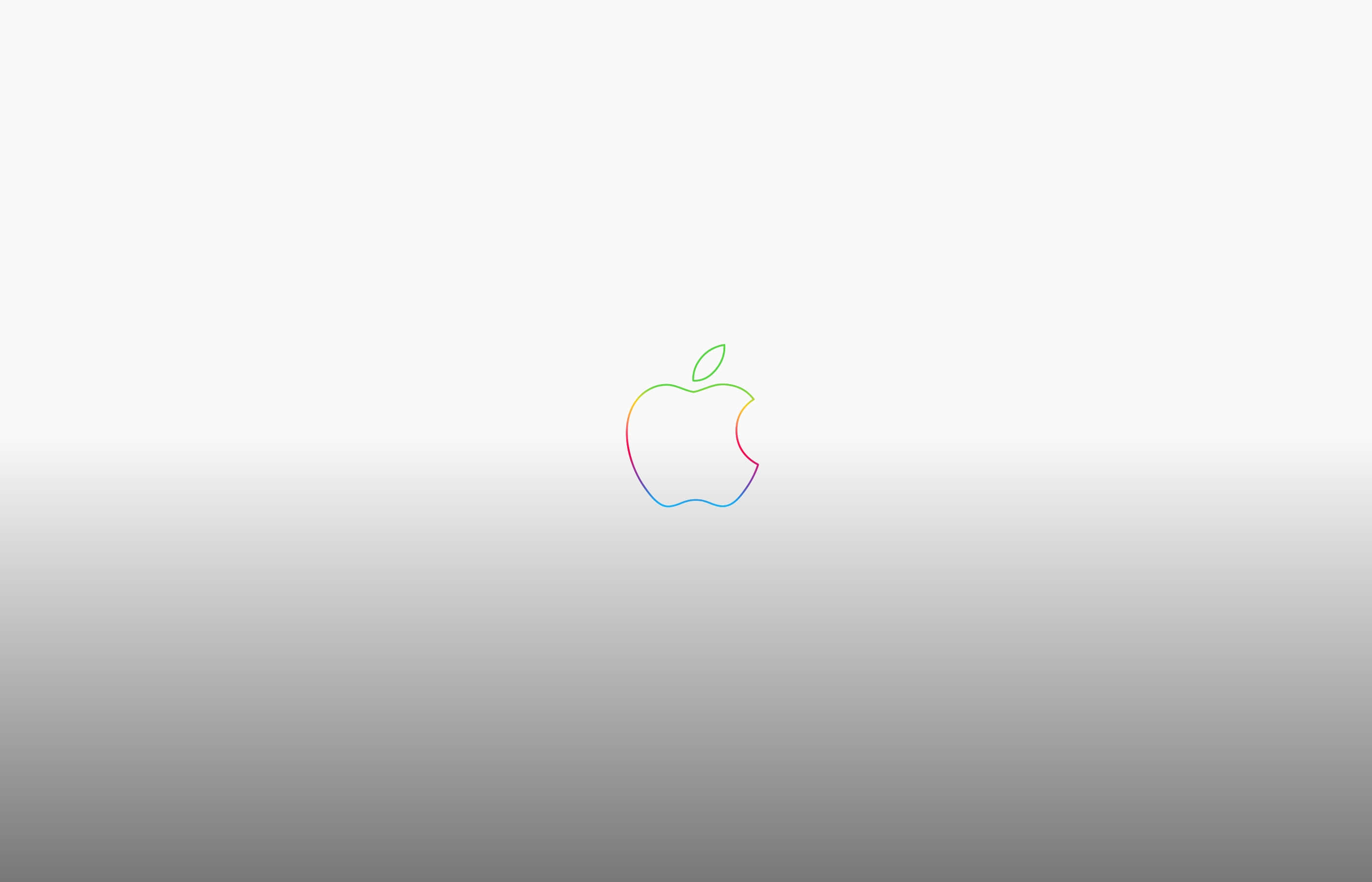 Apple Logo on Abstract Background