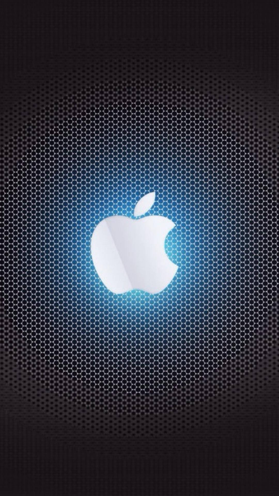 Apple Logo 4k In Digital Form Wallpaper