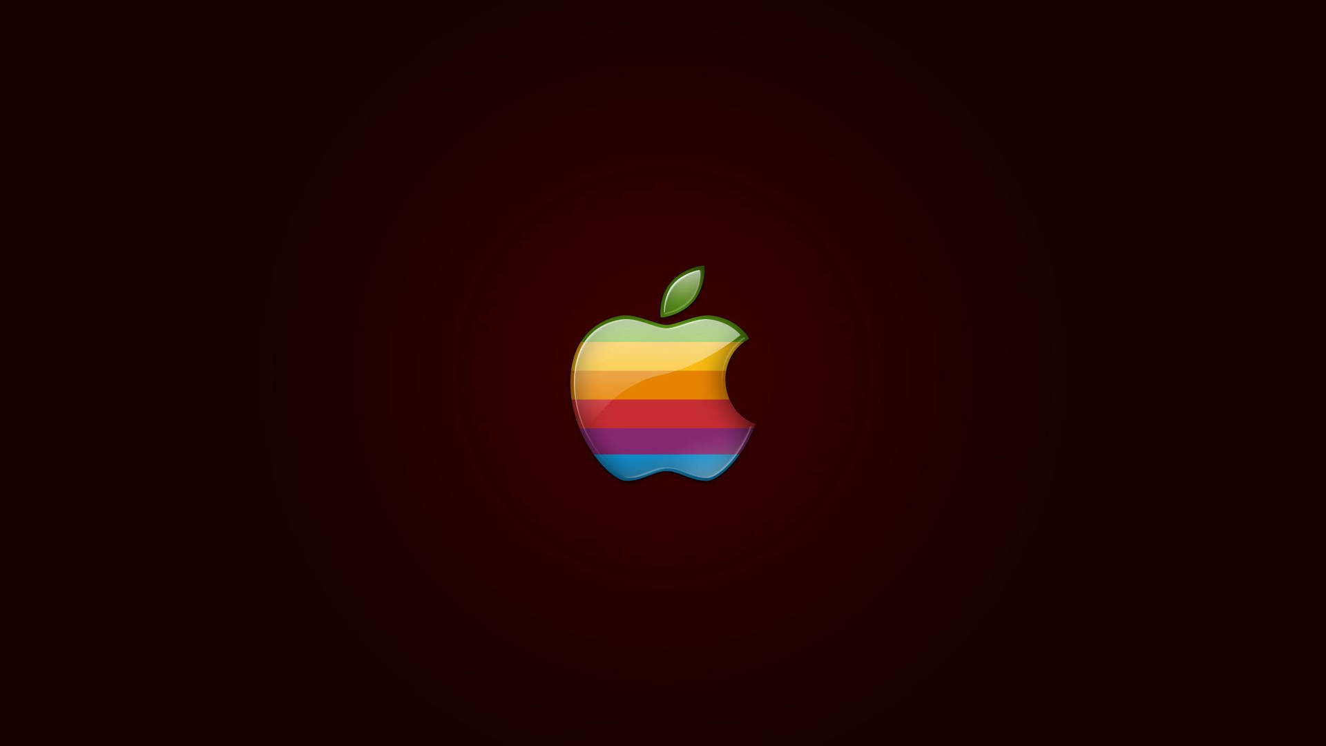 Apple Logo 4k In Rainbow Picture