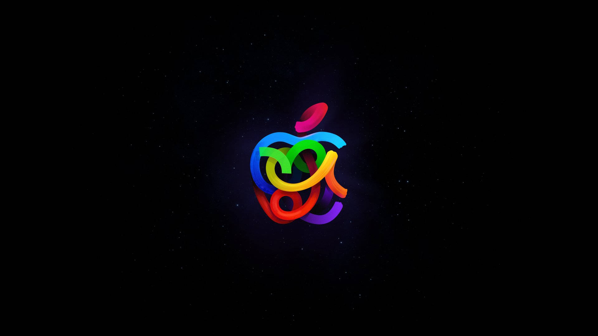 Apple Logo Abstract Wallpaper
