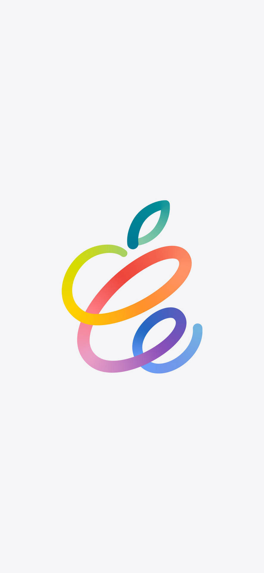 Äpplelogenkonst Iphone 2021 Wallpaper