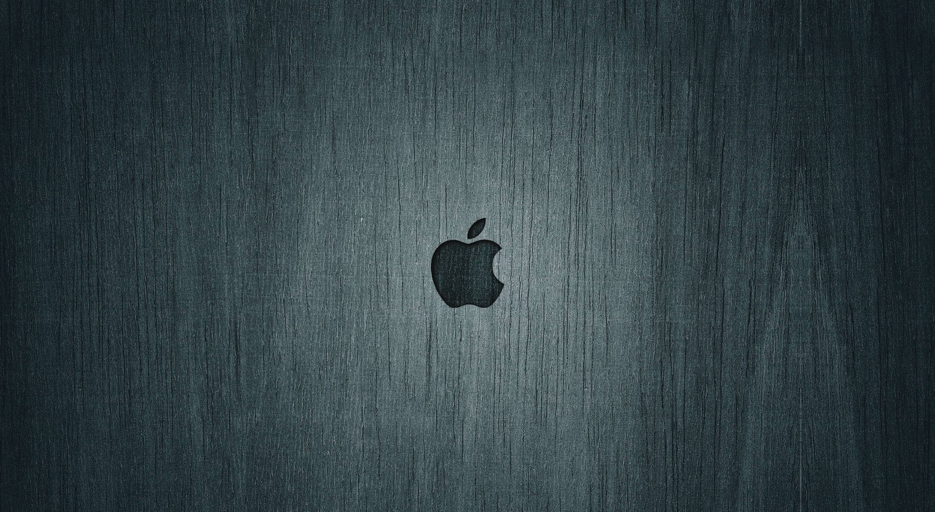 Apple Logo Black Mac Wooden Picture