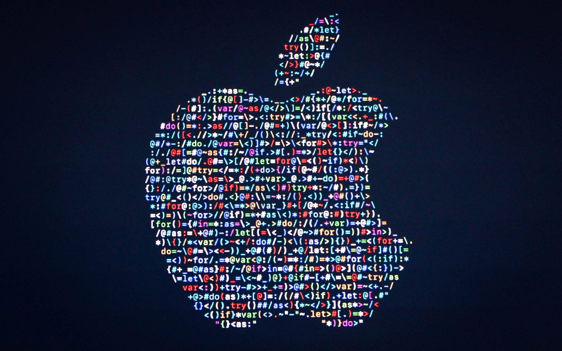 Apple Logo Coding Picture