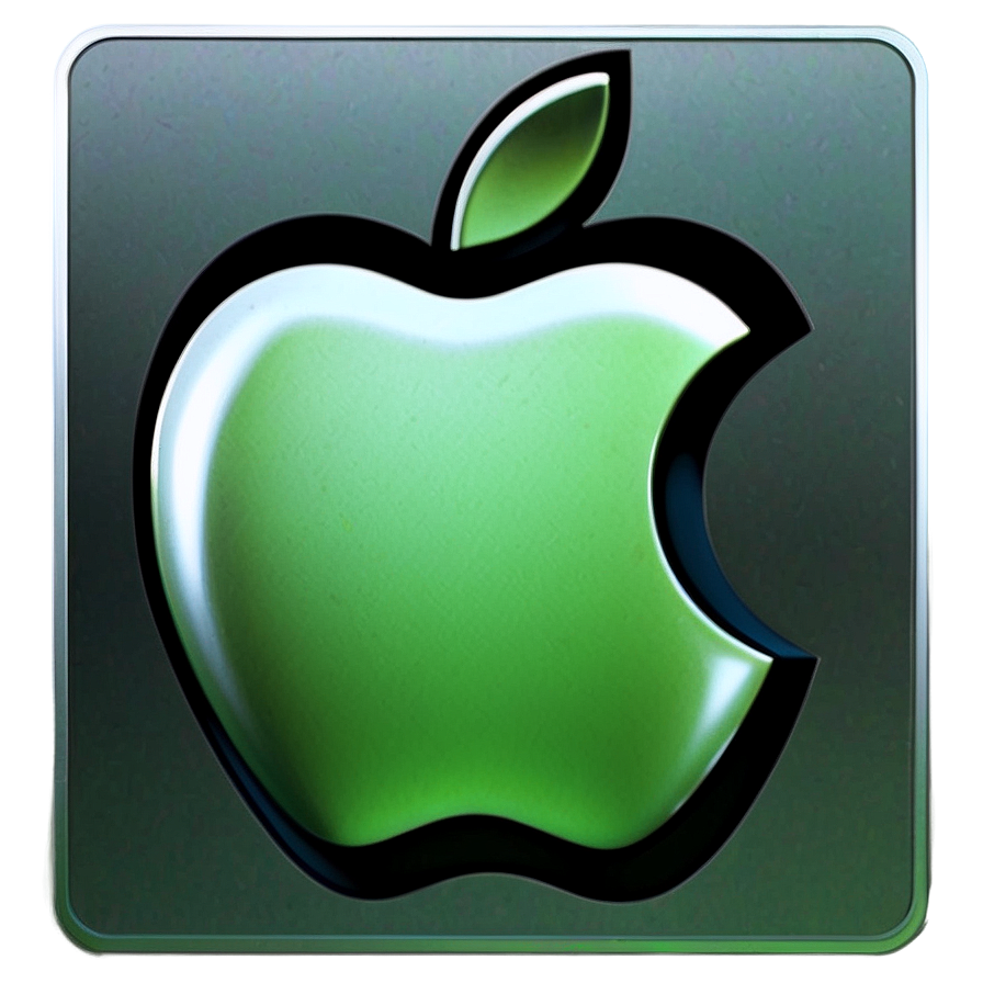 Apple Logo In Square Shape Png 05232024 PNG