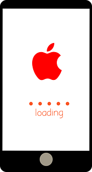 Apple Logo Loading Screeni Phone PNG