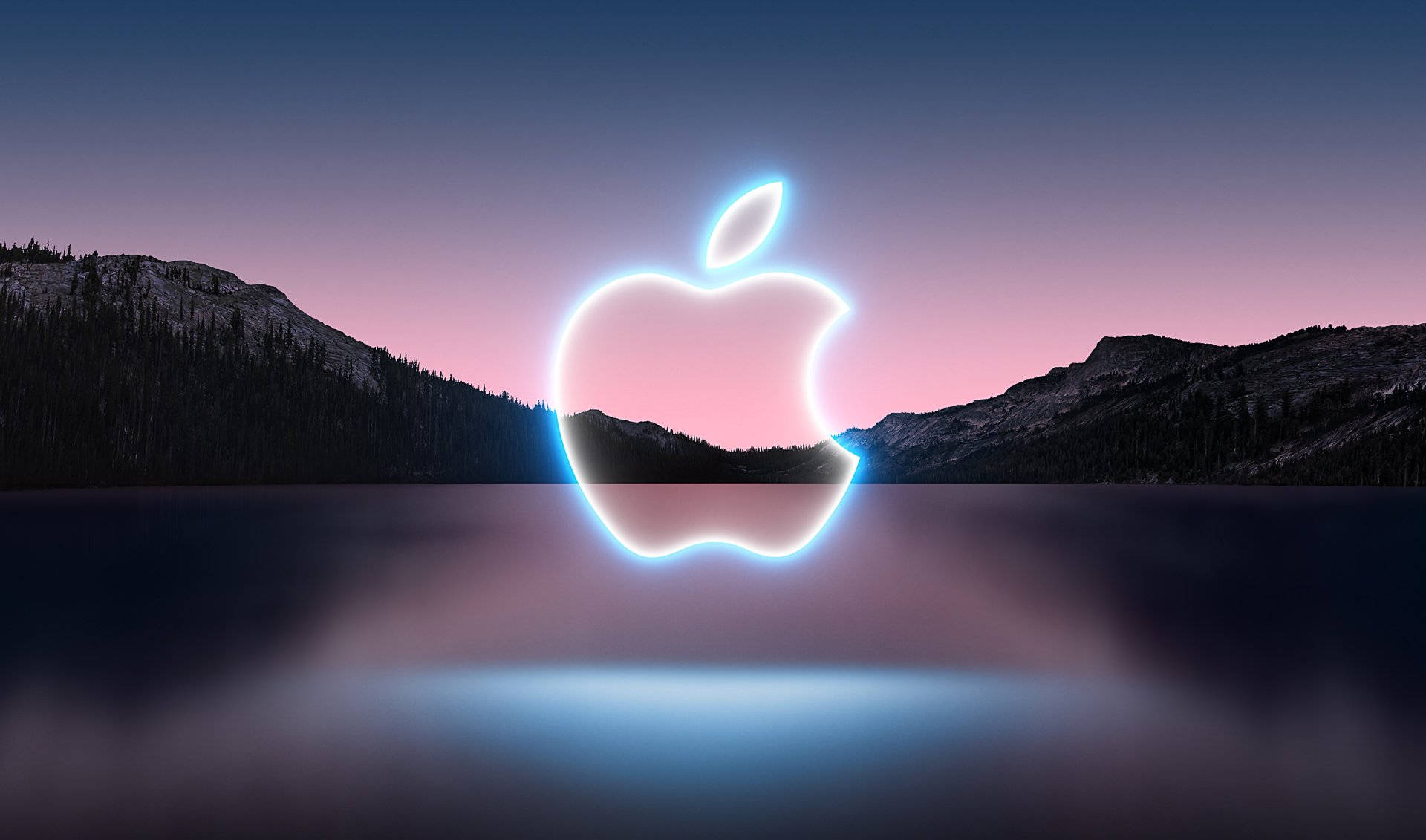 Apple Logo Mountain Picture