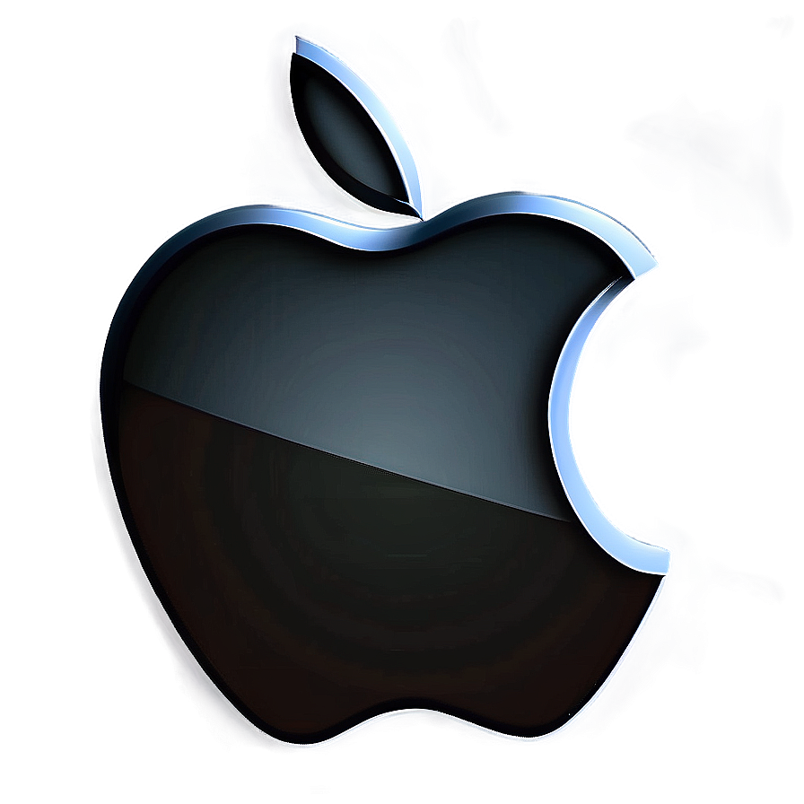 Download Apple Logo On Dark Background Png Tcd | Wallpapers.com