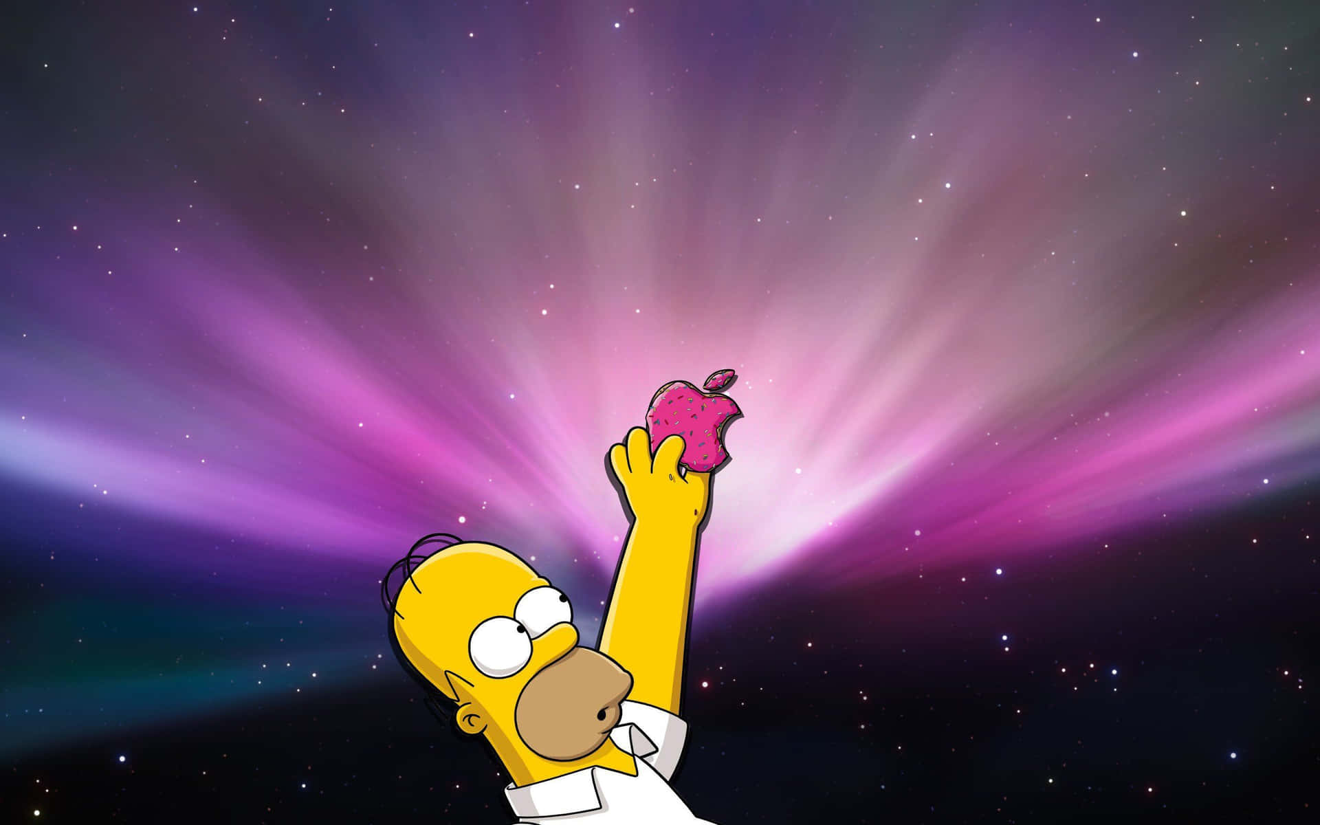 Fondode Pantalla De Homer Simpson Para Apple Mac Desktop. Fondo de pantalla