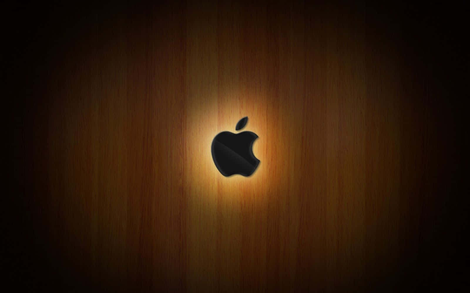 Apple Mac Desktop Logo Backlighting Wallpaper