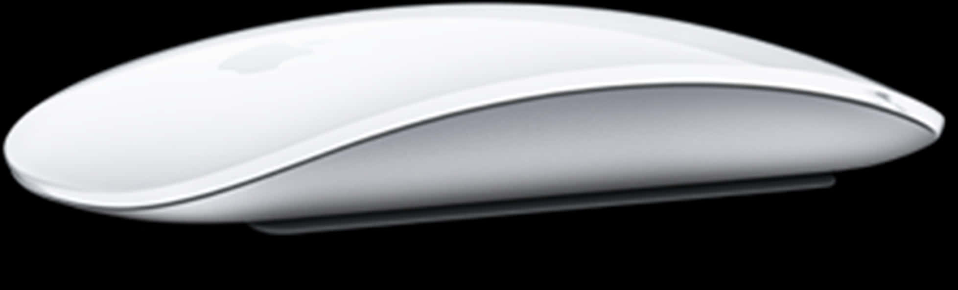 Apple Magic Mouse Isolatedon Black PNG