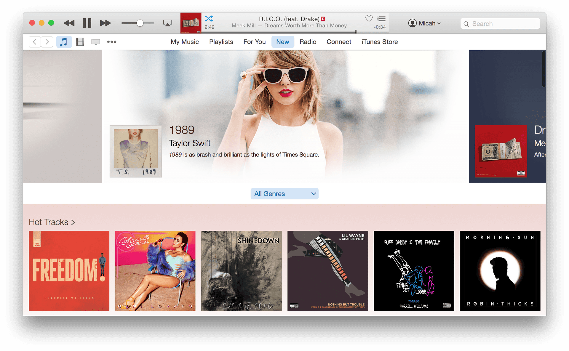 Apple Music Interface Display PNG