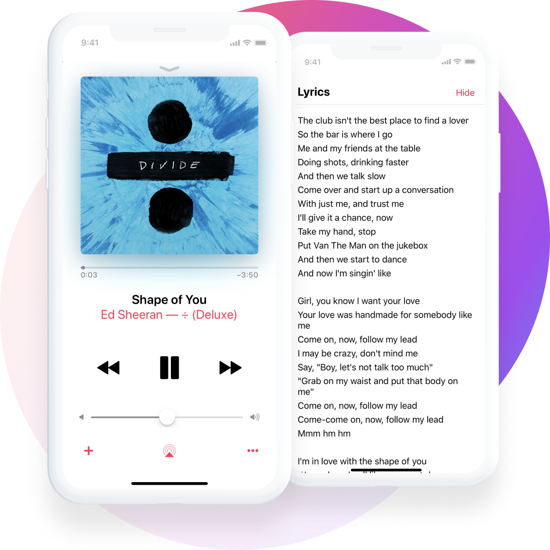 Apple Music Shapeof You Ed Sheeran PNG