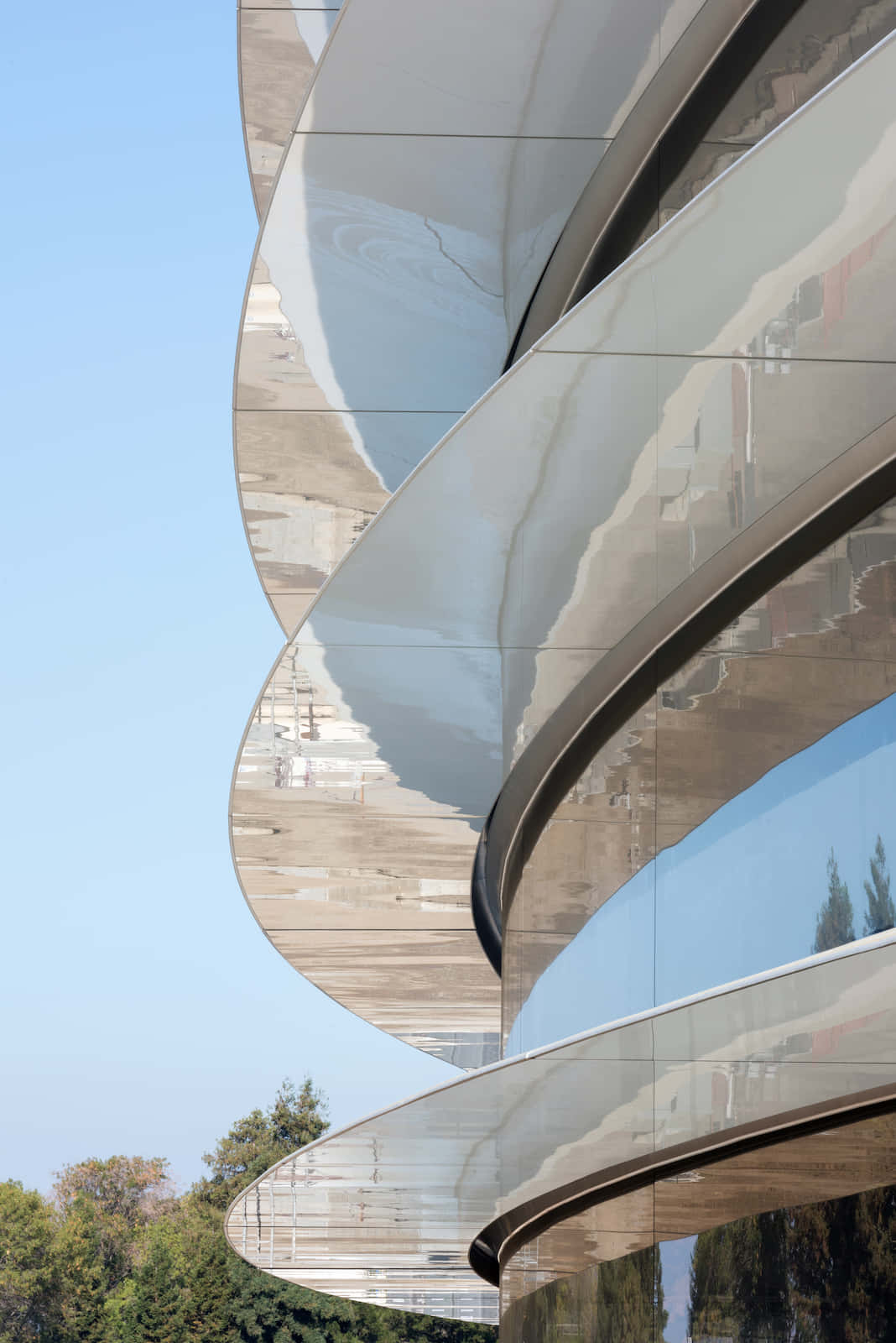 Apple Park Architectural Detail Wallpaper