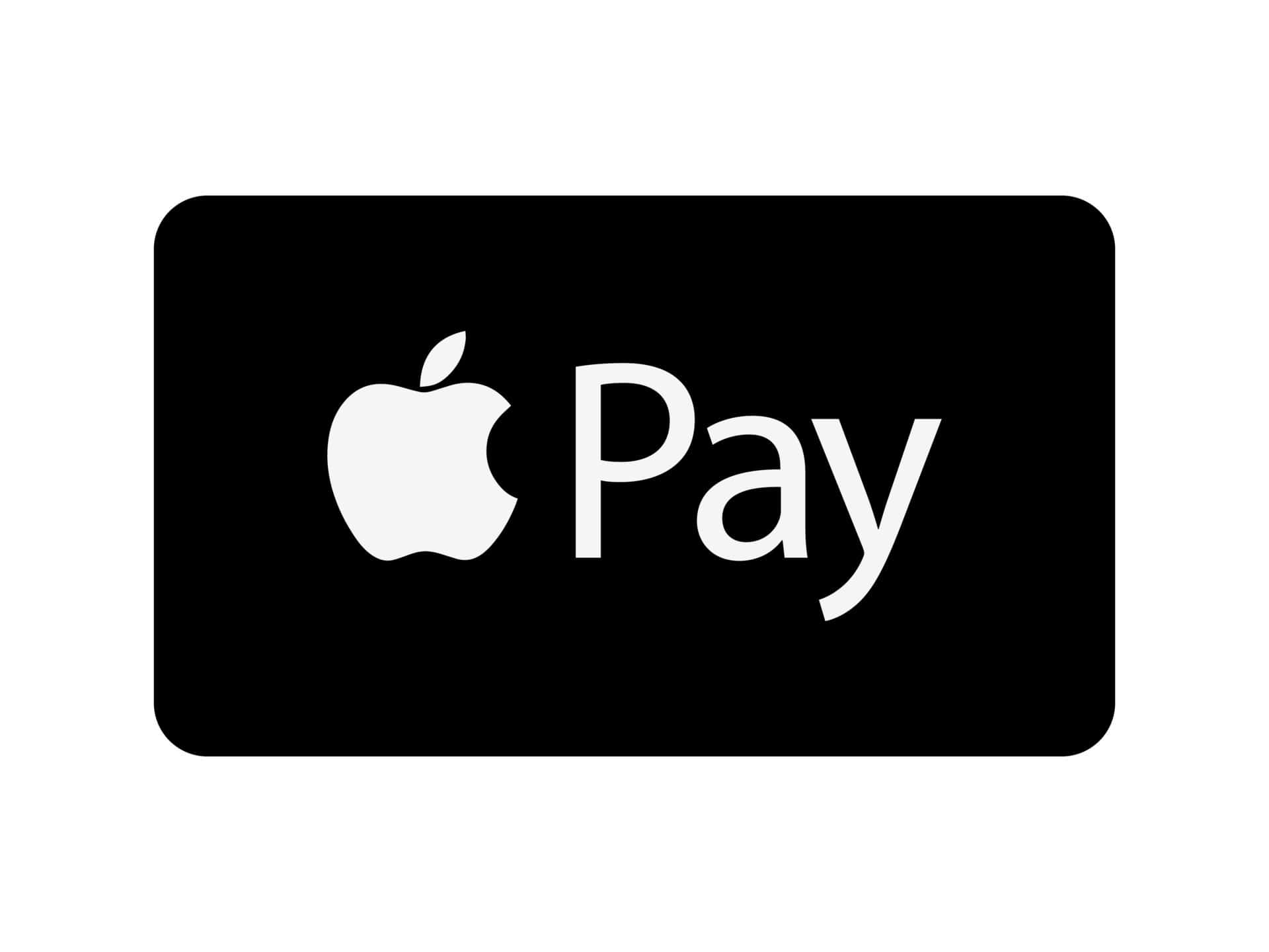 Apple Pay Sort Hvid Wallpaper